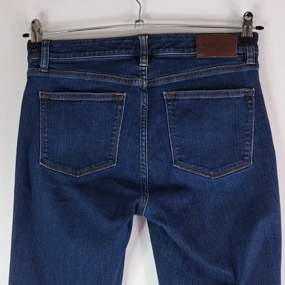 Lauren Ralph Lauren Modern Straight Curvy Blue Jeans Size 4 - Picture 6 of 17